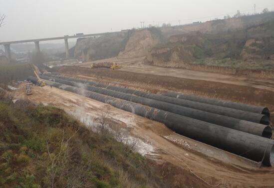 Steel corrugated pipes