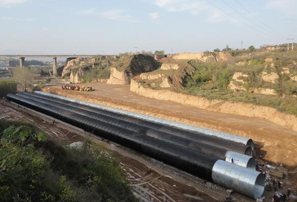 Corrugated metal pipe