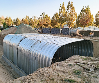 Solution of Corrugated steel box culvert