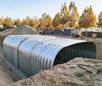 Solution of Corrugated steel box culvert