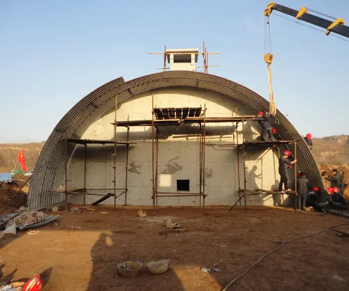 Corrugated steel culvert pipe