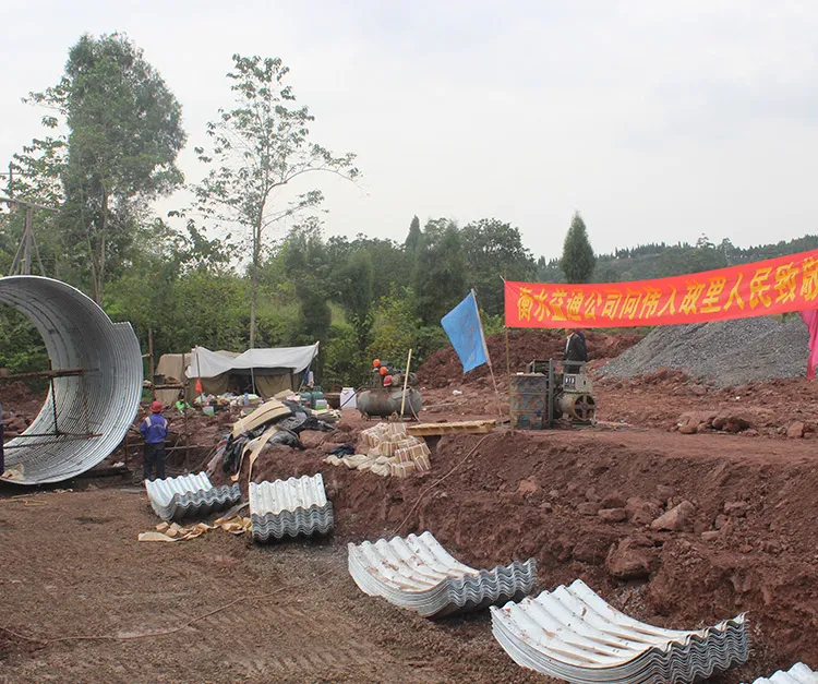 Corrugated Steel Culvert Pipe Supplier in Iran
