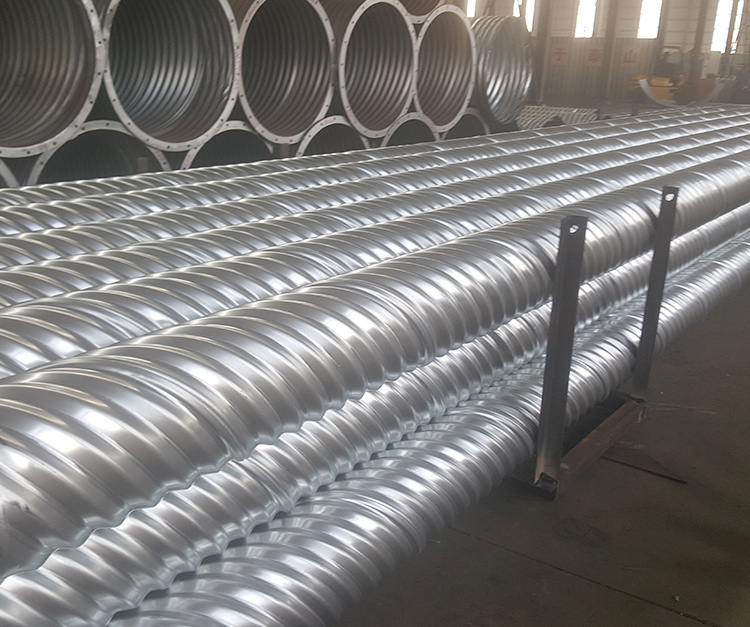 Helical corrugated steel pipe