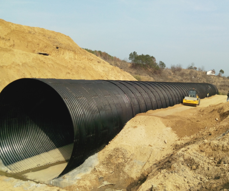 Steel irrigation culvert pipe