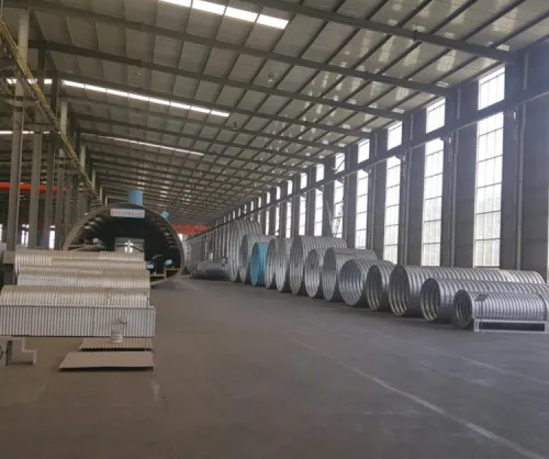 Corrugated steel arch culvert