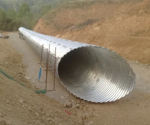 Pipe corrugated Metal
