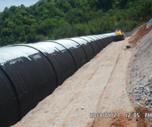 Corrugated metal pipe