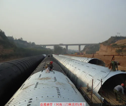 Riveted Galvanized Corrugated Steel Pipe