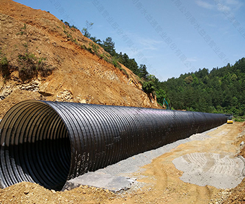 Corrugated Steel Pipe Culvert Under High Filling Back