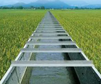 Trapezoid Irrigation Culvert in Mountains