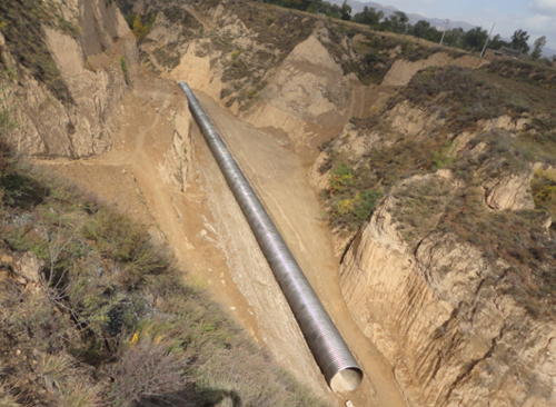 Corrugated culvert pipe