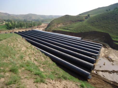 Corrugated steel pipes
