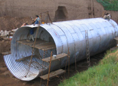 The structure and characteristics of the corrugated steel pipe