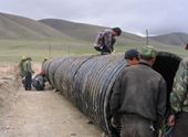 The application of corrugated steel culvert