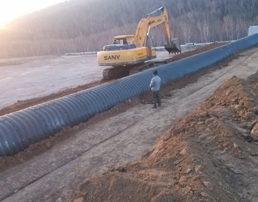 Riveted Corrugated Steel Pipe