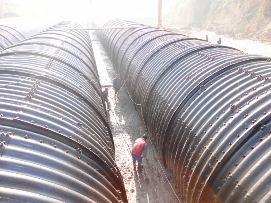 Pipe corrugated Metal