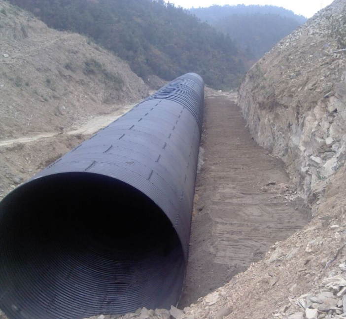 Steel irrigation culvert pipe