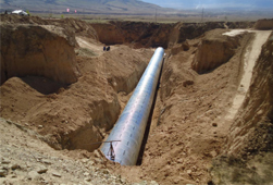 Corrugated pipe culvert