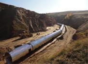 Concept of Metal corrugated pipe