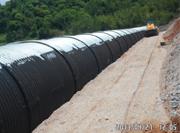 Wild application of culvert metal pipe