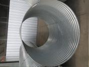 Treatment of metal corrugated pipe structure
