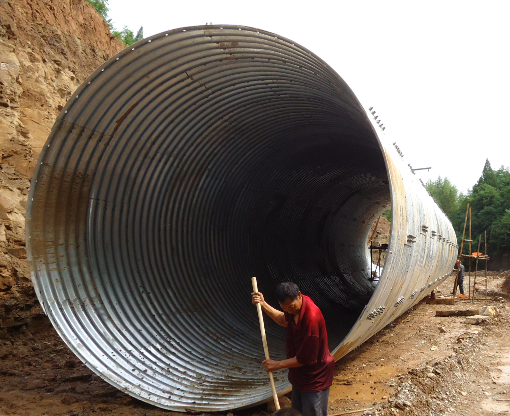 Corrugated Metal Culvert Pipe China