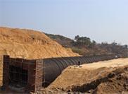 Metal Corrugated Pipe Culvert Reinforcement Construction Process
