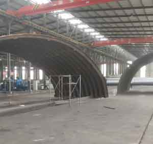 Foreign order-Large span corrugated steel plate arch cross river small bridge