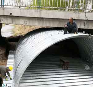 ​Harbin Shuangcheng Lanling town beam bridge reinforcement